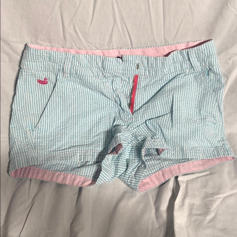 Southern marsh pinstripe shorts